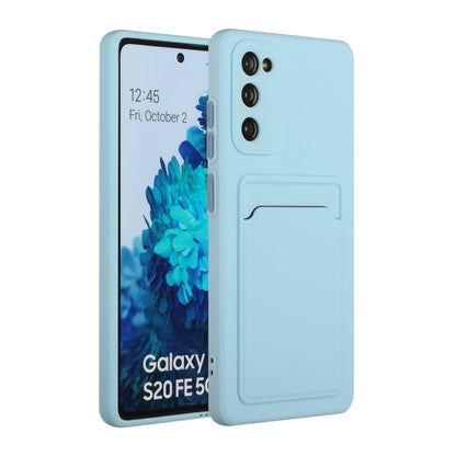 Card Slot Design Shockproof TPU Protective, For Samsung Galaxy S20+, For Samsung Galaxy S20 Ultra, For Samsung Galaxy S20 FE, For Samsung Galaxy S21 5G