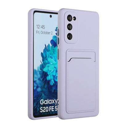 Card Slot Design Shockproof TPU Protective, For Samsung Galaxy S20+, For Samsung Galaxy S20 Ultra, For Samsung Galaxy S20 FE, For Samsung Galaxy S21 5G