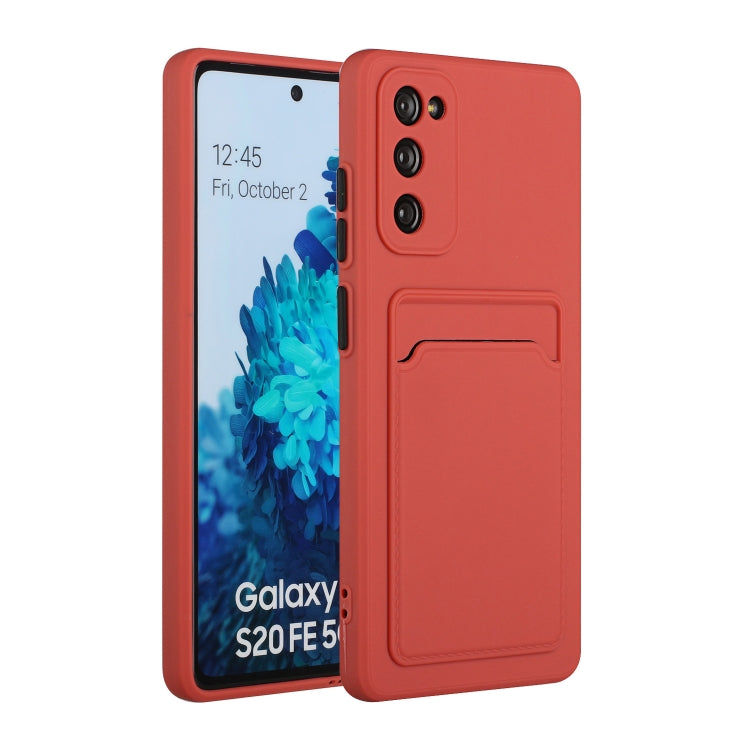 Card Slot Design Shockproof TPU Protective, For Samsung Galaxy S20+, For Samsung Galaxy S20 Ultra, For Samsung Galaxy S20 FE, For Samsung Galaxy S21 5G
