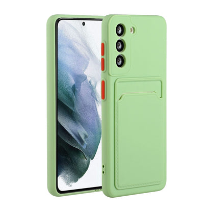 Card Slot Design Shockproof TPU Protective, For Samsung Galaxy S20+, For Samsung Galaxy S20 Ultra, For Samsung Galaxy S20 FE, For Samsung Galaxy S21 5G
