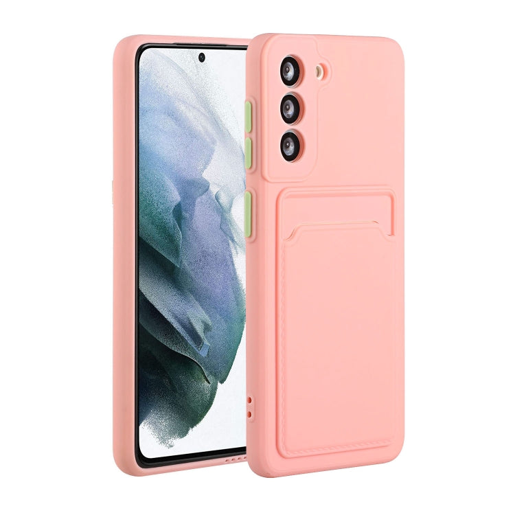 Card Slot Design Shockproof TPU Protective, For Samsung Galaxy S20+, For Samsung Galaxy S20 Ultra, For Samsung Galaxy S20 FE, For Samsung Galaxy S21 5G