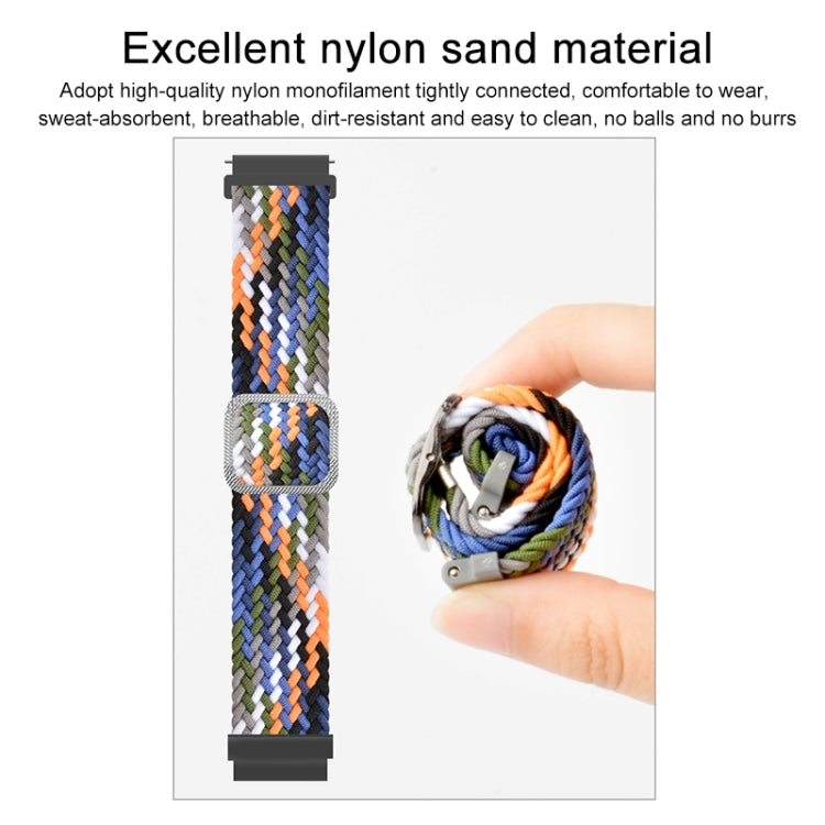 Adjustable Nylon Braided Elasticity Replacement Strap Watchband, For Samsung Galaxy Watch 42mm, For Samsung Galaxy Watch 46mm, For Samsung Galaxy Watch 3 41mm