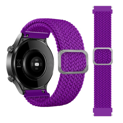 Adjustable Nylon Braided Elasticity Replacement Strap Watchband, For Samsung Galaxy Watch 3 45mm