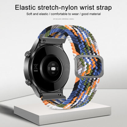 Adjustable Nylon Braided Elasticity Replacement Strap Watchband, For Samsung Galaxy Watch 3 45mm