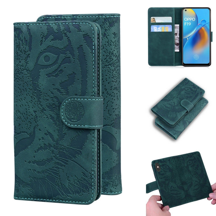 Tiger Embossing Pattern Horizontal Flip Leather Case with Holder & Card Slots & Wallet, For OPPO A15 / A15S, For OPPO A55 5G / A54 4G, For OPPO Realme V11 5G, For OPPO A74 4G / F19 4G, For OPPO A92S / Reno4 Z 5G, For OPPO A94 4G / F19 Pro              ...