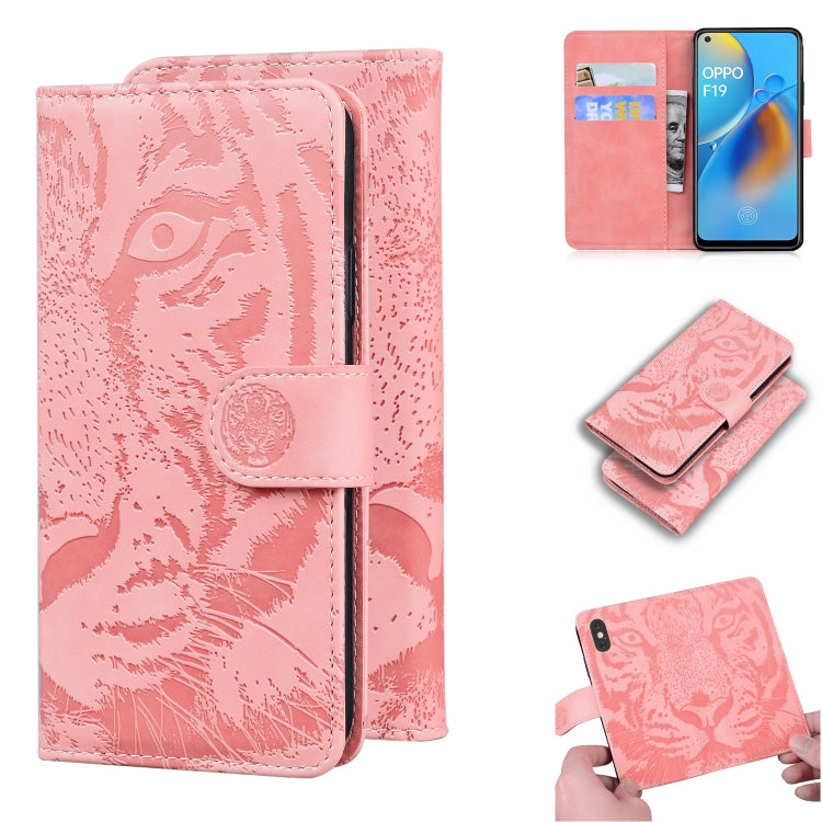 Tiger Embossing Pattern Horizontal Flip Leather Case with Holder & Card Slots & Wallet, For OPPO A15 / A15S, For OPPO A55 5G / A54 4G, For OPPO Realme V11 5G, For OPPO A74 4G / F19 4G, For OPPO A92S / Reno4 Z 5G, For OPPO A94 4G / F19 Pro              ...