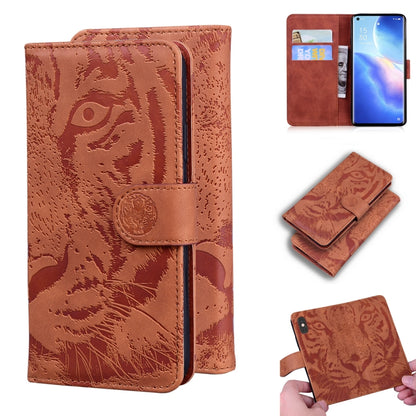 Tiger Embossing Pattern Horizontal Flip Leather Case with Holder & Card Slots & Wallet, For OPPO Reno5 Z, For OPPO Find X3 Neo / Reno5 Pro+ 5G, For OPPO Realme 8 / Realme 8 Pro, For OPPO Realme C20, For OPPO Realme C21, For OPPO Realme Narzo 30 Pro 5G ...