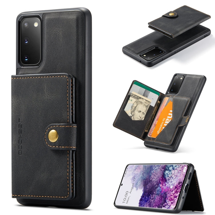 JEEHOOD Retro Magnetic Detachable Protective Case with Wallet & Card Slot & Holder, For Samsung Galaxy A32 5G, For Samsung Galaxy S20 FE, For Samsung Galaxy S20, For Samsung Galaxy S20+, For Samsung Galaxy S20 Ultra 5G, For Samsung Galaxy Note20 Ultra ...