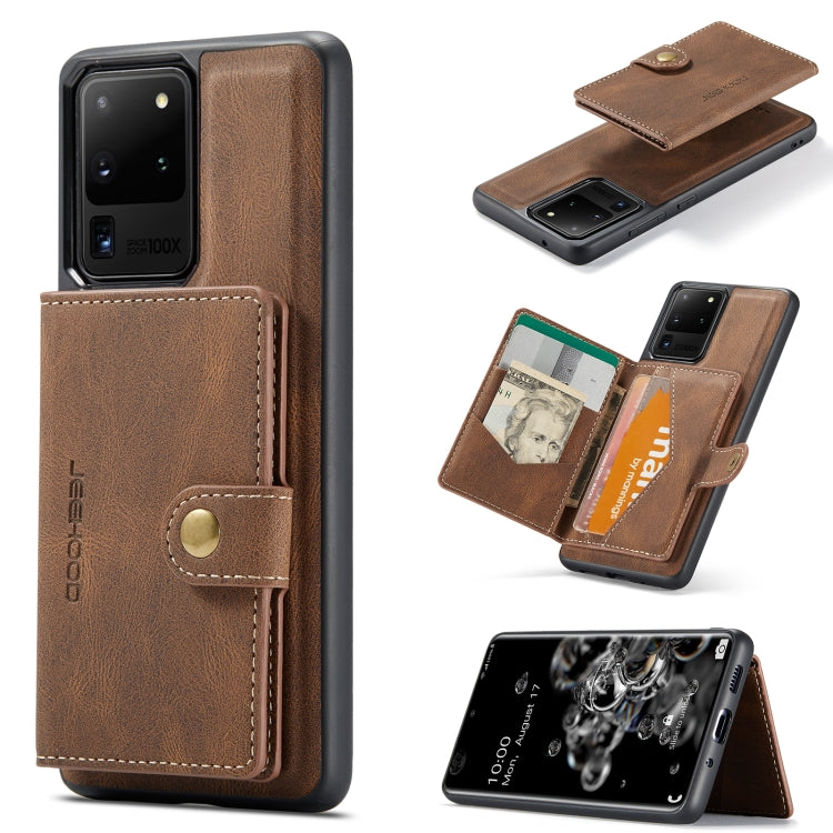 JEEHOOD Retro Magnetic Detachable Protective Case with Wallet & Card Slot & Holder, For Samsung Galaxy A32 5G, For Samsung Galaxy S20 FE, For Samsung Galaxy S20, For Samsung Galaxy S20+, For Samsung Galaxy S20 Ultra 5G, For Samsung Galaxy Note20 Ultra ...
