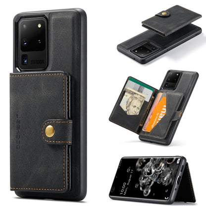 JEEHOOD Retro Magnetic Detachable Protective Case with Wallet & Card Slot & Holder, For Samsung Galaxy A32 5G, For Samsung Galaxy S20 FE, For Samsung Galaxy S20, For Samsung Galaxy S20+, For Samsung Galaxy S20 Ultra 5G, For Samsung Galaxy Note20 Ultra ...