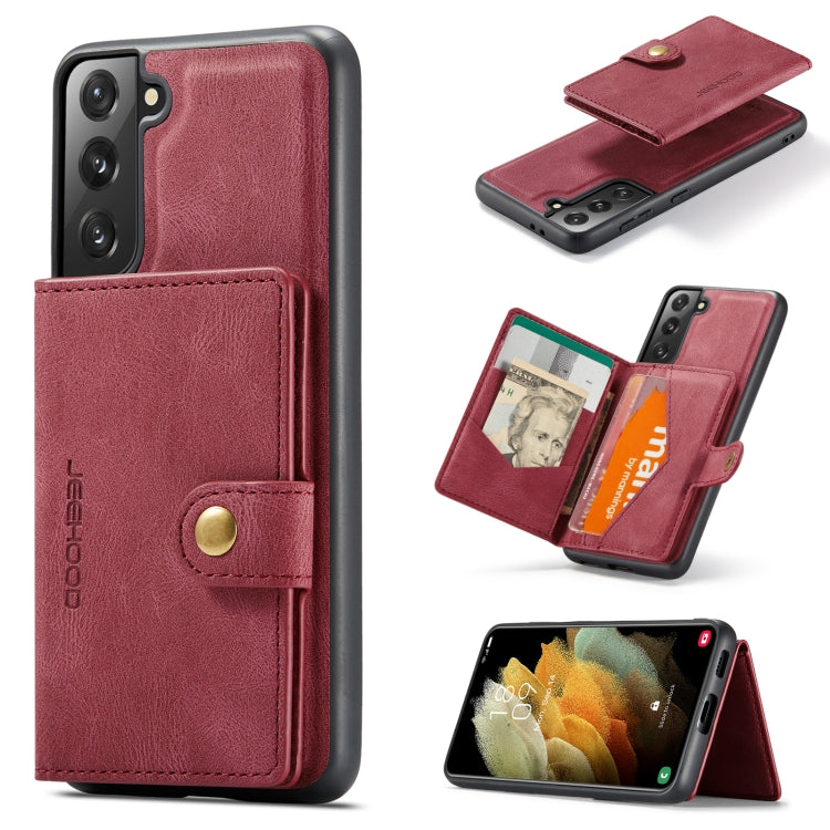 JEEHOOD Retro Magnetic Detachable Protective Case with Wallet & Card Slot & Holder, For Samsung Galaxy A32 5G, For Samsung Galaxy S20 FE, For Samsung Galaxy S20, For Samsung Galaxy S20+, For Samsung Galaxy S20 Ultra 5G, For Samsung Galaxy Note20 Ultra ...