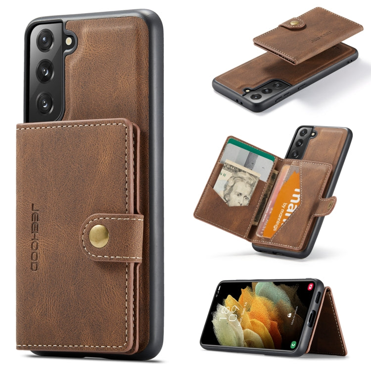 JEEHOOD Retro Magnetic Detachable Protective Case with Wallet & Card Slot & Holder, For Samsung Galaxy A32 5G, For Samsung Galaxy S20 FE, For Samsung Galaxy S20, For Samsung Galaxy S20+, For Samsung Galaxy S20 Ultra 5G, For Samsung Galaxy Note20 Ultra ...