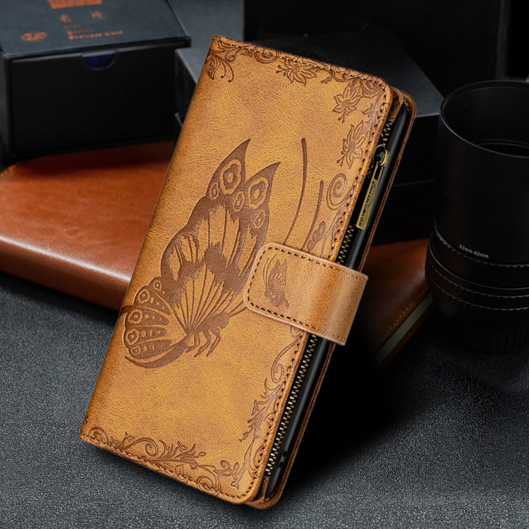 Flying Butterfly Embossing Pattern Zipper Horizontal Flip Leather Case with Holder & Card Slots & Wallet, For Samsung Galaxy A51 4G, For Samsung Galaxy A52 4G / 5G, For Samsung Galaxy A71 4G, For Samsung Galaxy A72 4G / 5G, For Samsung Galaxy S20      ...