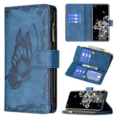 Flying Butterfly Embossing Pattern Zipper Horizontal Flip Leather Case with Holder & Card Slots & Wallet, For Samsung Galaxy A51 4G, For Samsung Galaxy A52 4G / 5G, For Samsung Galaxy A71 4G, For Samsung Galaxy A72 4G / 5G, For Samsung Galaxy S20      ...