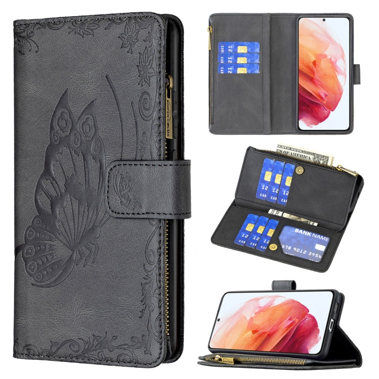 Flying Butterfly Embossing Pattern Zipper Horizontal Flip Leather Case with Holder & Card Slots & Wallet, For Samsung Galaxy A51 4G, For Samsung Galaxy A52 4G / 5G, For Samsung Galaxy A71 4G, For Samsung Galaxy A72 4G / 5G, For Samsung Galaxy S20      ...