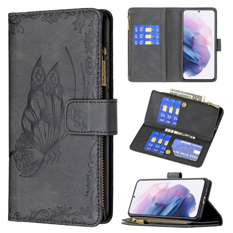 Flying Butterfly Embossing Pattern Zipper Horizontal Flip Leather Case with Holder & Card Slots & Wallet, For Samsung Galaxy A51 4G, For Samsung Galaxy A52 4G / 5G, For Samsung Galaxy A71 4G, For Samsung Galaxy A72 4G / 5G, For Samsung Galaxy S20      ...