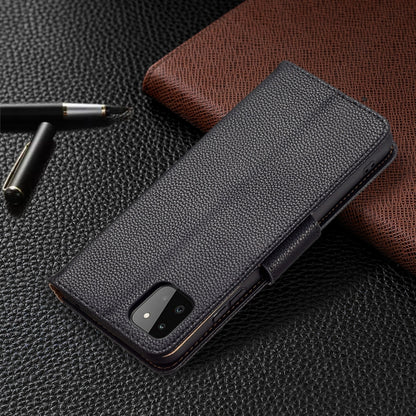 Litchi Texture Pure Color Horizontal Flip Leather Case with Holder & Card Slots & Wallet & Lanyard, For Samsung Galaxy A22 5G, For Samsung Galaxy A82 5G