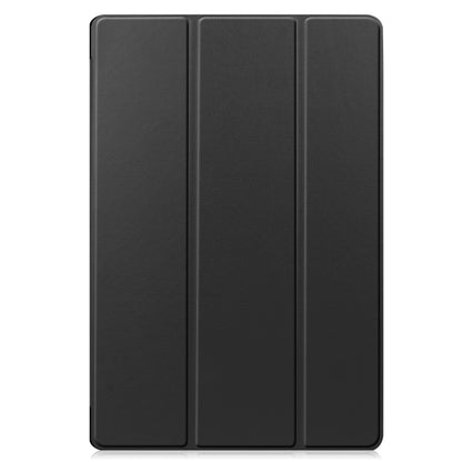 Custer Texture Horizontal Flip Leather Case with Three-folding Holder & Sleep / Wake-up Function, For Samsung Galaxy Tab S7 Lite T730 / T735