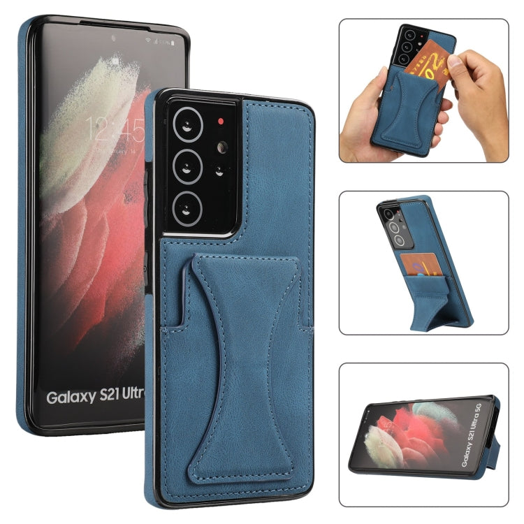 Ultra-thin Shockproof Protective Case with Holder, For Samsung Galaxy A12, For Samsung Galaxy A72 5G / 4G, For Samsung Galaxy S21 Ultra 5G