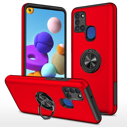 PC + TPU Shockproof Magnetic Protective Case with Invisible Ring Holder, For Samsung Galaxy A01 Core, For Samsung Galaxy A02s US Version, For Samsung Galaxy A20 / A30, For Samsung Galaxy A02 EU Version, For Samsung Galaxy A11                           ...