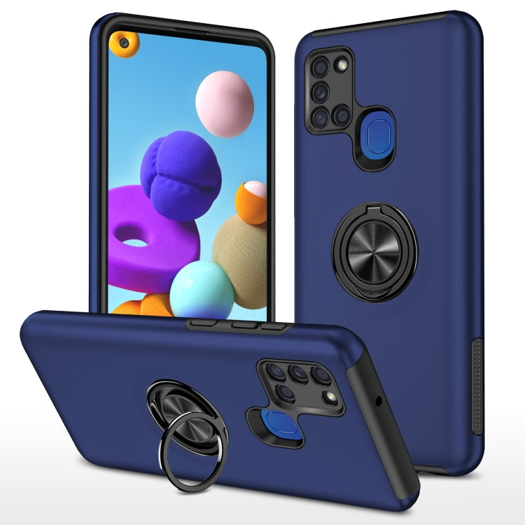 PC + TPU Shockproof Magnetic Protective Case with Invisible Ring Holder, For Samsung Galaxy A01 Core, For Samsung Galaxy A02s US Version, For Samsung Galaxy A20 / A30, For Samsung Galaxy A02 EU Version, For Samsung Galaxy A11                           ...