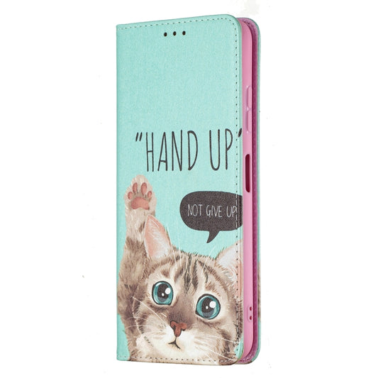 Colored Drawing Pattern Invisible Magnetic Horizontal Flip PU Leather Case with Holder & Card Slots & Wallet, For Samsung Galaxy A22 5G, For Samsung Galaxy A82 5G