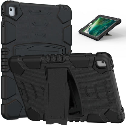 3-Layer Protection  Screen Frame + PC + Silicone Shockproof Combination Case with Holder, For iPad 9.7 (2018) / (2017) / Air 2 / Pro 9.7, For iPad 10.2 2021 / 2020 / 2019, For iPad Pro 10.5 (2019) / (2017)