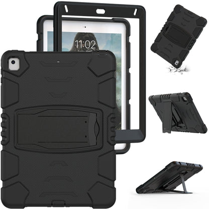 3-Layer Protection  Screen Frame + PC + Silicone Shockproof Combination Case with Holder, For iPad 9.7 (2018) / (2017) / Air 2 / Pro 9.7, For iPad 10.2 2021 / 2020 / 2019, For iPad Pro 10.5 (2019) / (2017)