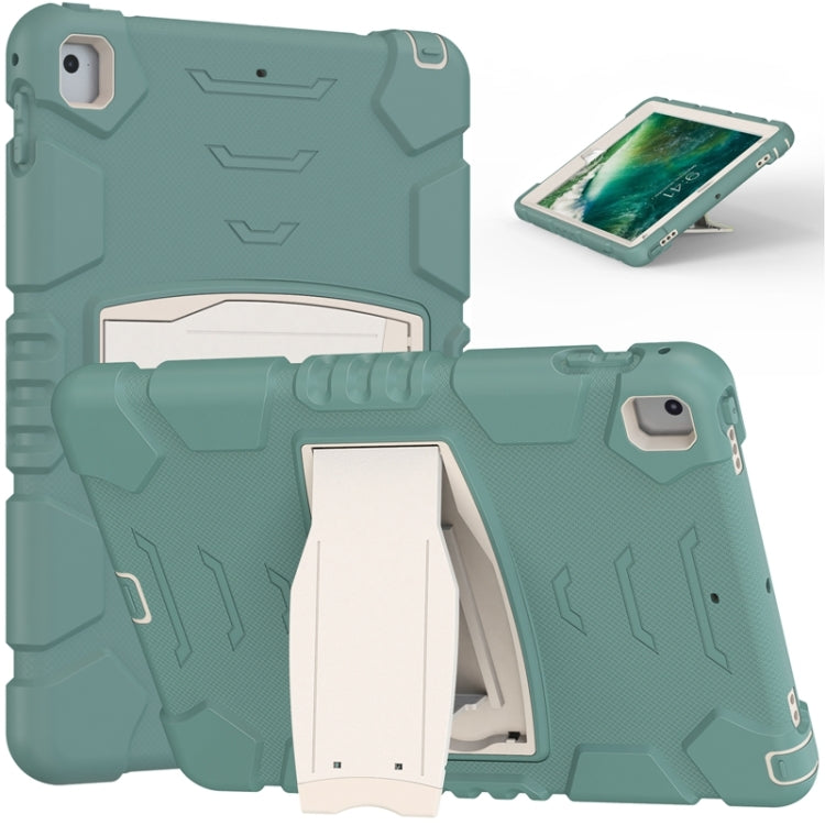 3-Layer Protection  Screen Frame + PC + Silicone Shockproof Combination Case with Holder, For iPad 9.7 (2018) / (2017) / Air 2 / Pro 9.7, For iPad 10.2 2021 / 2020 / 2019, For iPad Pro 10.5 (2019) / (2017)