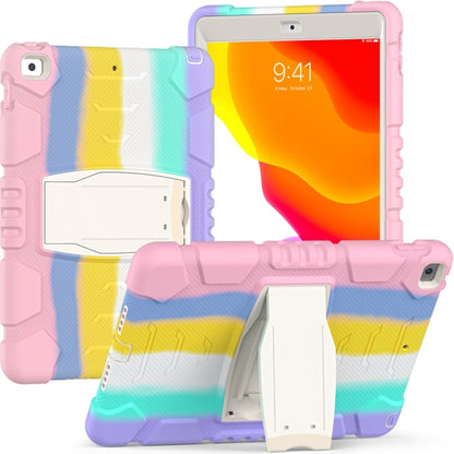3-Layer Protection  Screen Frame + PC + Silicone Shockproof Combination Case with Holder, For iPad 9.7 (2018) / (2017) / Air 2 / Pro 9.7, For iPad 10.2 2021 / 2020 / 2019, For iPad Pro 10.5 (2019) / (2017)
