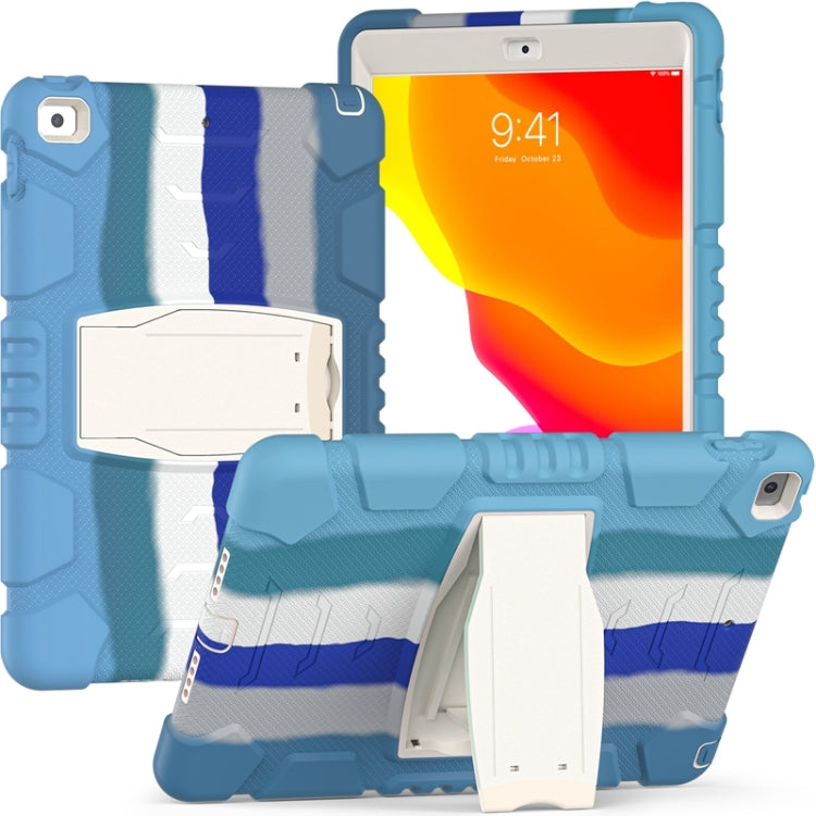 3-Layer Protection  Screen Frame + PC + Silicone Shockproof Combination Case with Holder, For iPad 9.7 (2018) / (2017) / Air 2 / Pro 9.7, For iPad 10.2 2021 / 2020 / 2019, For iPad Pro 10.5 (2019) / (2017)