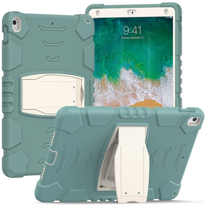 3-Layer Protection  Screen Frame + PC + Silicone Shockproof Combination Case with Holder, For iPad 9.7 (2018) / (2017) / Air 2 / Pro 9.7, For iPad 10.2 2021 / 2020 / 2019, For iPad Pro 10.5 (2019) / (2017)