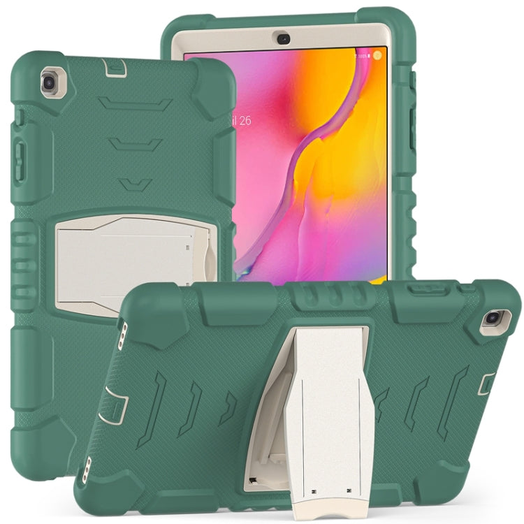 3-Layer Protection  Screen Frame + PC + Silicone Shockproof Combination Case with Holder, For Samsung Galaxy Tab A 10.1 (2019) T510, For Samsung Galaxy Tab S6 T860