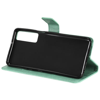 Tree & Cat Pattern Pressed Printing Horizontal Flip PU Leather Case with Holder & Card Slots & Wallet & Lanyard, For LG Stylo 7 5G / 4G, For OPPO F19 / A74 4G, For OPPO A93 5G / A74 5G, For OPPO A94 4G / F19 Pro / Reno 5F