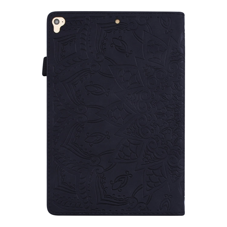 Calf Pattern Double Folding Design Embossed Leather Case with Holder & Card Slots & Pen Slot & Elastic Band, For iPad Pro 9.7 inch, For iPad 10.2 2021 / 2020 / 2019, For iPad 4 & 3 & 2, For iPad Mini 2019 & 4 & 3 & 2                                    ...