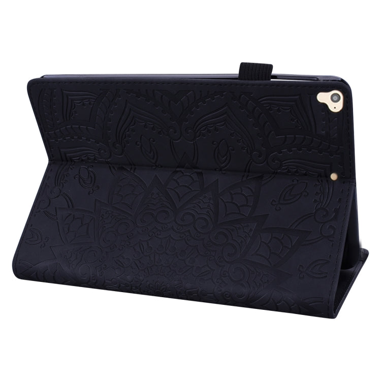Calf Pattern Double Folding Design Embossed Leather Case with Holder & Card Slots & Pen Slot & Elastic Band, For iPad Pro 9.7 inch, For iPad 10.2 2021 / 2020 / 2019, For iPad 4 & 3 & 2, For iPad Mini 2019 & 4 & 3 & 2                                    ...