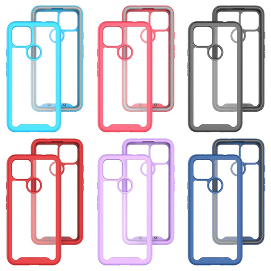 Starry Sky Solid Color Series Shockproof PC + TPU Case, For Google Pixel 5A 5G, For Samsung Galaxy A22 5G