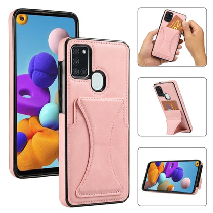 Ultra-thin Shockproof Protective Case with Holder, For Samsung Galaxy A21s, For Samsung Galaxy A32, For Samsung Galaxy A42 5G, For Samsung Galaxy A50, For Samsung Galaxy A51 5G, For Samsung Galaxy A52 5G / 4G, For Samsung Galaxy A71 5G                 ...