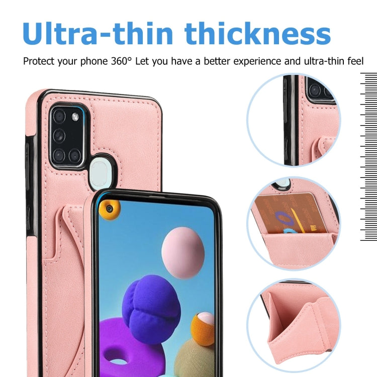 Ultra-thin Shockproof Protective Case with Holder, For Samsung Galaxy A21s, For Samsung Galaxy A32, For Samsung Galaxy A42 5G, For Samsung Galaxy A50, For Samsung Galaxy A51 5G, For Samsung Galaxy A52 5G / 4G, For Samsung Galaxy A71 5G                 ...
