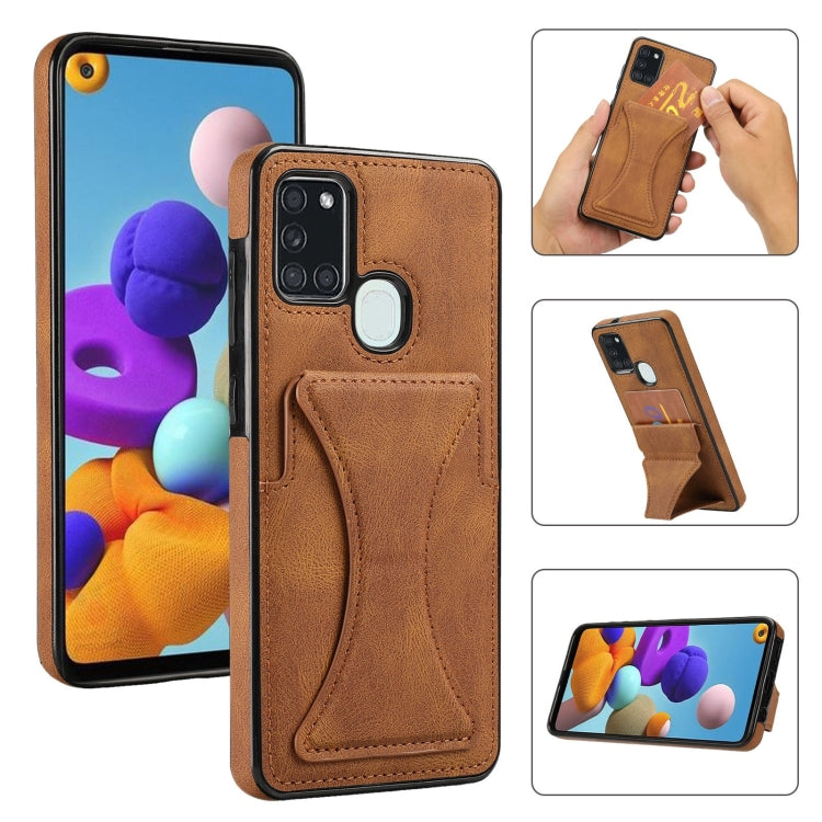 Ultra-thin Shockproof Protective Case with Holder, For Samsung Galaxy A21s, For Samsung Galaxy A32, For Samsung Galaxy A42 5G, For Samsung Galaxy A50, For Samsung Galaxy A51 5G, For Samsung Galaxy A52 5G / 4G, For Samsung Galaxy A71 5G                 ...