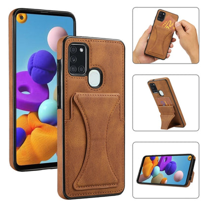 Ultra-thin Shockproof Protective Case with Holder, For Samsung Galaxy A21s, For Samsung Galaxy A32, For Samsung Galaxy A42 5G, For Samsung Galaxy A50, For Samsung Galaxy A51 5G, For Samsung Galaxy A52 5G / 4G, For Samsung Galaxy A71 5G                 ...