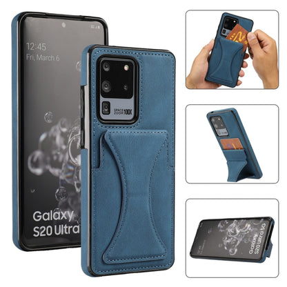 Ultra-thin Shockproof Protective Case with Holder, For Samsung Galaxy S20 Ultra, For Samsung Galaxy S21 5G, For Samsung Galaxy S21+ 5G