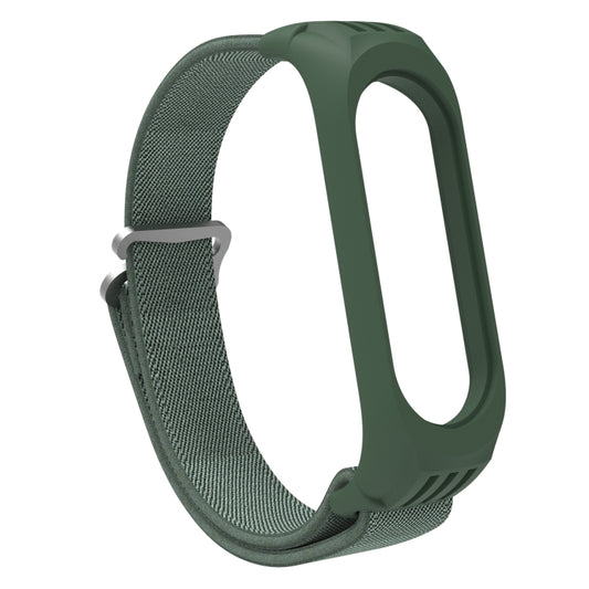 For Xiaomi Mi Band 6 / 5 / 4 / 3 9-shaped Buckle Twill Replacement Strap Watchband