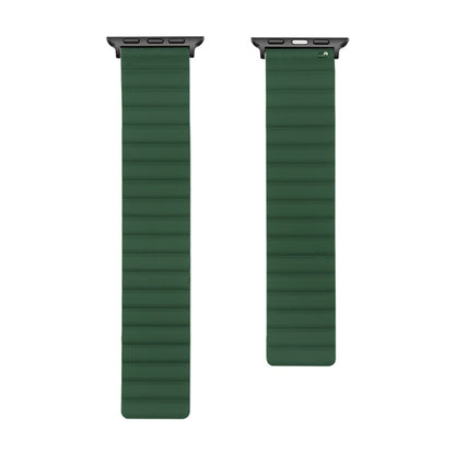 Silicone Magnetic Replacement Strap Watchband, For Apple Watch Series 7  41mm / & 6 & SE & 5 & 4 40mm, For Apple Watch Series  7  45mm / & 6 & SE & 5 & 4 44mm