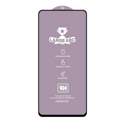25 PCS 9H HD Large Arc High Alumina Full Screen Tempered Glass Film, For Samsung Galaxy A52 4G (25 PCS)