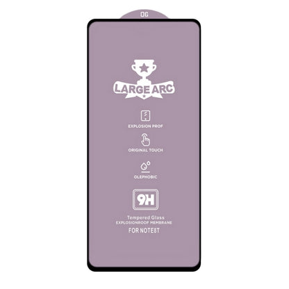 25 PCS 9H HD Large Arc High Alumina Full Screen Tempered Glass Film, For Samsung Galaxy A72 4G (25 PCS)