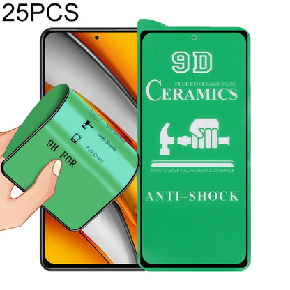 25 PCS 9D Full Screen Full Glue Ceramic Film, For Xiaomi Redmi K40 Pro (25 PCS), For Samsung Galaxy A02s (25 PCS), For Xiaomi Mi 10i (25 PCS), For Samsung Galaxy A12 / A12 Nacho / M12 / A13 5G (25 PCS), For Xiaomi Mi 11i / Mi 11X / Mi 11X Pro (25 PCS) ...
