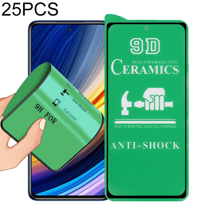 25 PCS 9D Full Screen Full Glue Ceramic Film, For Xiaomi Redmi K40 Pro (25 PCS), For Samsung Galaxy A02s (25 PCS), For Xiaomi Mi 10i (25 PCS), For Samsung Galaxy A12 / A12 Nacho / M12 / A13 5G (25 PCS), For Xiaomi Mi 11i / Mi 11X / Mi 11X Pro (25 PCS) ...