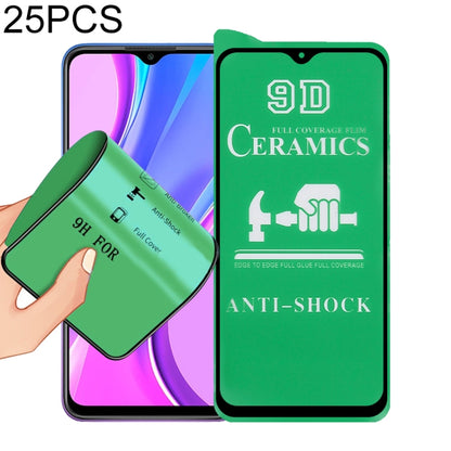 25 PCS 9D Full Screen Full Glue Ceramic Film, For Xiaomi Redmi K40 Pro (25 PCS), For Samsung Galaxy A02s (25 PCS), For Xiaomi Mi 10i (25 PCS), For Samsung Galaxy A12 / A12 Nacho / M12 / A13 5G (25 PCS), For Xiaomi Mi 11i / Mi 11X / Mi 11X Pro (25 PCS) ...