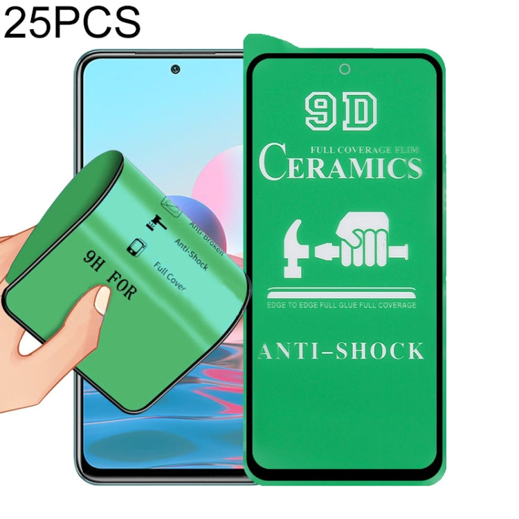 25 PCS 9D Full Screen Full Glue Ceramic Film, For Xiaomi Redmi K40 Pro (25 PCS), For Samsung Galaxy A02s (25 PCS), For Xiaomi Mi 10i (25 PCS), For Samsung Galaxy A12 / A12 Nacho / M12 / A13 5G (25 PCS), For Xiaomi Mi 11i / Mi 11X / Mi 11X Pro (25 PCS) ...